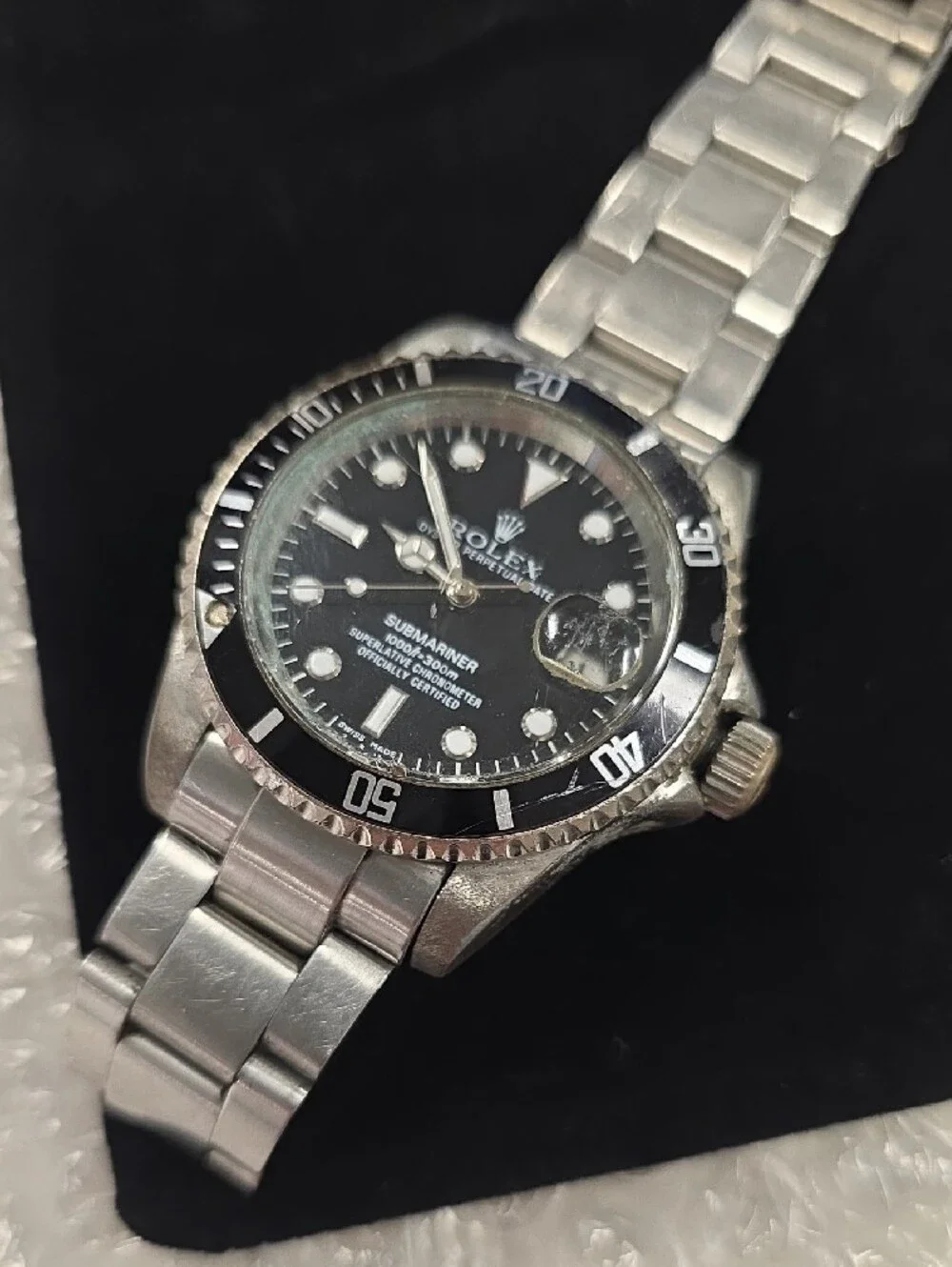 Rolex Submariner Stainless Steel with Black Dial and Bezel